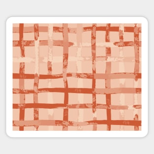 Orange Basketweave Sticker